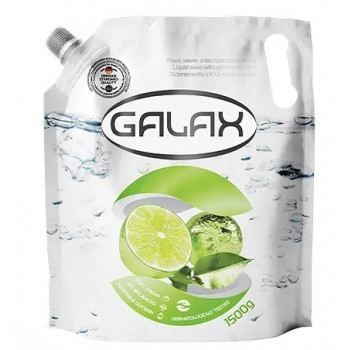 Мило рідке 1.5 л GALAX (DOYPACK) лайм (10шт) 1624/0907 Мило рідке 1.5 л GALAX (DOYPACK) лайм (10шт) 1624/0907