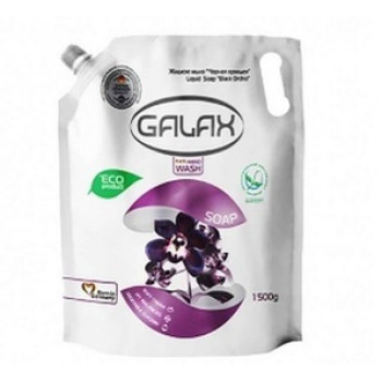 Мило рідке 1.5 л GALAX (DOYPACK) чорна орхідея (10шт) 1686/0860 Мило рідке 1.5 л GALAX (DOYPACK) чорна орхідея (10шт) 1686/0860