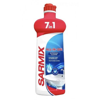 Засіб для чищення ванн та раковин Sarmix антибактеріальний,універсальний 500 мл (18шт) 4380 Засіб для чищення ванн та раковин Sarmix антибактеріальний,універсальний 500 мл (18шт) 4380
