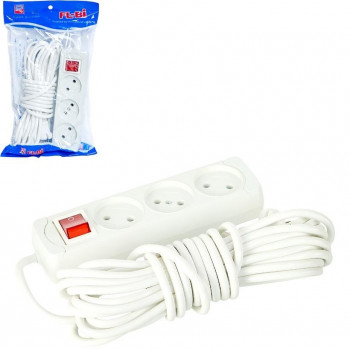 Подовжувач ел. 8 м б/з 3від. з вмикачем FB2308/300A-8м Подовжувач ел. 8 м б/з 3від. з вмикачем FB2308/300A-8м