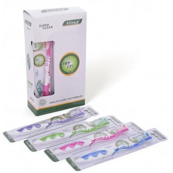 Зубні щітки VINSA O90217/90216 (12шт/уп) ціна за шт. 4427/4410 Зубні щітки VINSA O90217/90216 (12шт/уп) ціна за шт. 4427/4410