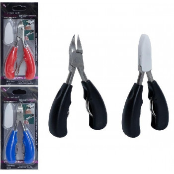 Кусачки манікюрні нержав.сталь 12см із захисним ковпачком (12 шт/уп) 14616-1 Кусачки манікюрні нержав.сталь 12см із захисним ковпачком (12 шт/уп) 14616-1