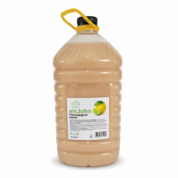 Мило рідке господарче MR.John 3л лимон та лайм (5 шт) 0279 Мило рідке господарче MR.John 3л лимон та лайм (5 шт) 0279