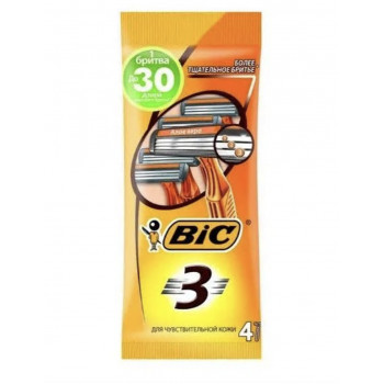 Станки BIC Comfort 3 леза 4шт. (10уп/ящ) ціна за уп. 2524 Станки BIC Comfort 3 леза 4шт. (10уп/ящ) ціна за уп. 2524
